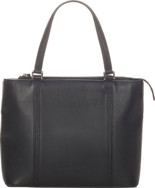 Burberry Leather Handbag Zwart