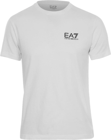 Emporio Armani EA7 Basic Logo T-Shirt Senior White/Black Wit