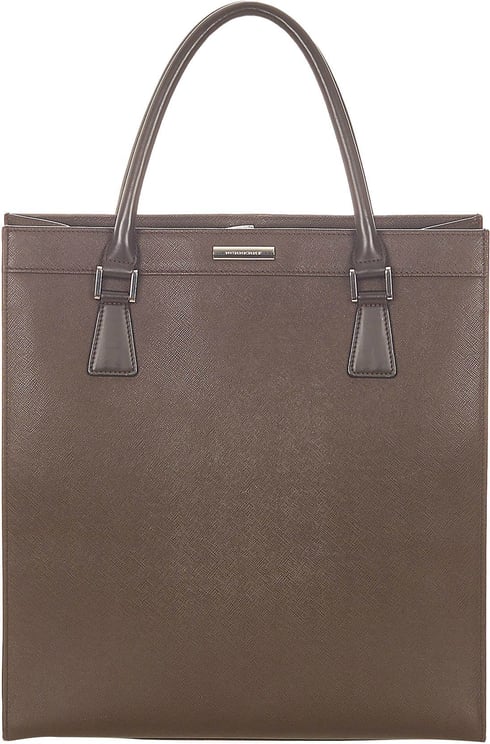 Burberry Leather Tote Bag Bruin