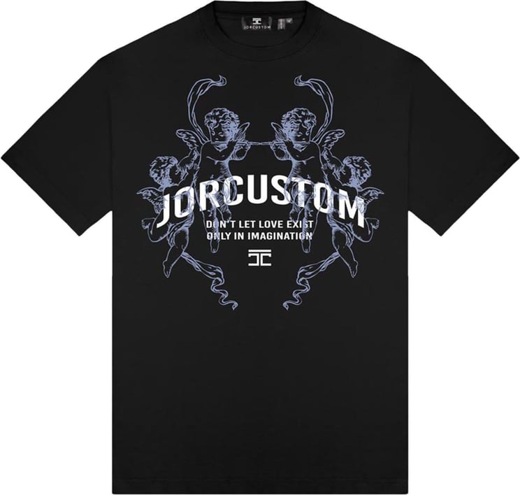 JORCUSTOM Imagination Loose Fit T-Shirt Black Zwart