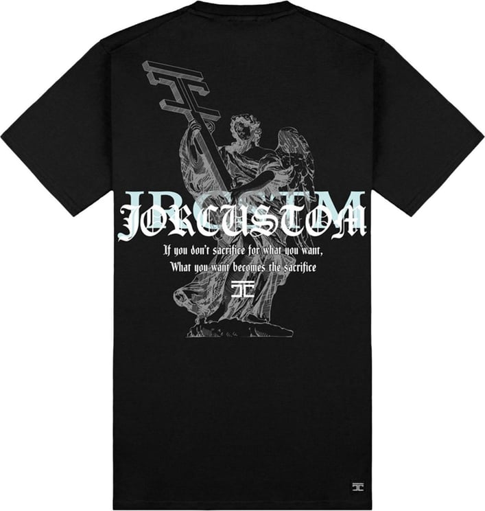 JORCUSTOM Sacrifice Slim Fit T-Shirt Black Zwart