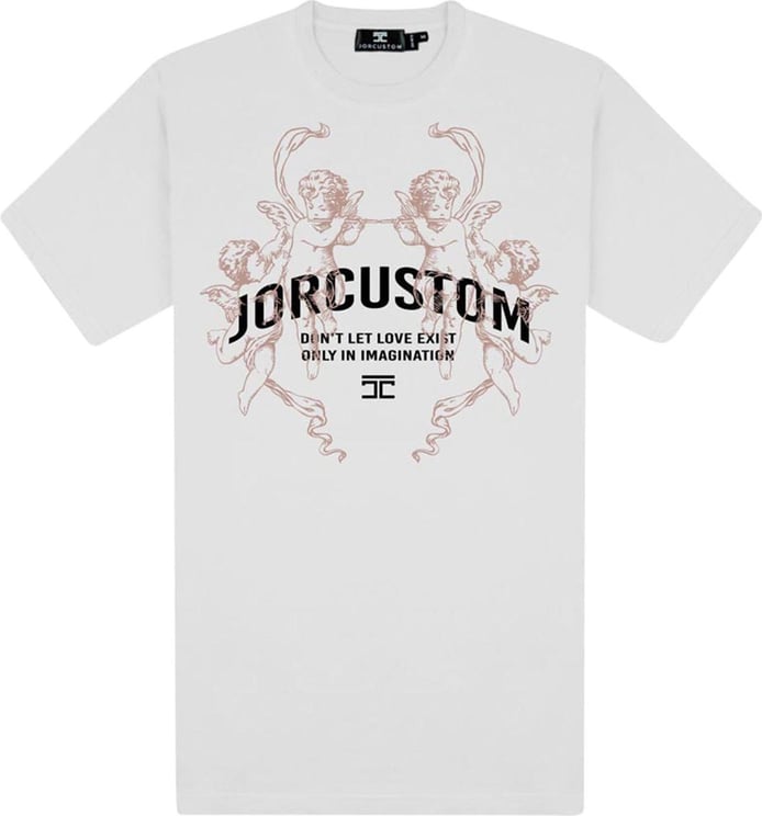JORCUSTOM Imagination Slim Fit T-Shirt White Wit