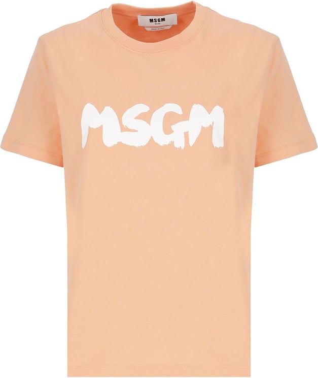MSGM T-shirts And Polos Orange Neutraal