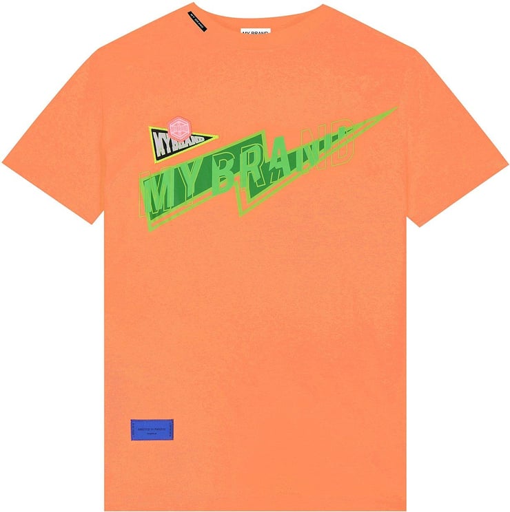 My Brand Mybrand lightning t shirt Oranje