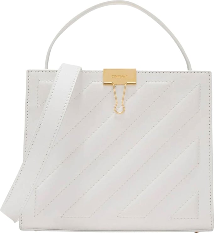 OFF-WHITE Diag-print tote bag Wit