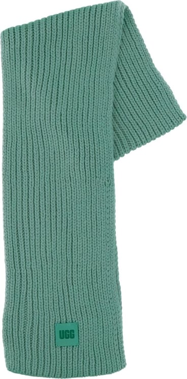 UGG Chunky Rib Knit Scarf Groen