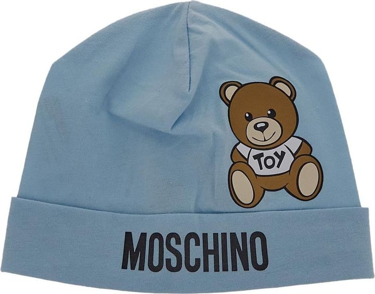 Moschino Teddy Bear Hat Blauw