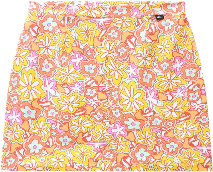 Vans Skirt Woman Resort Floral Skirt Sun Baked Vn00039fbm5 Divers