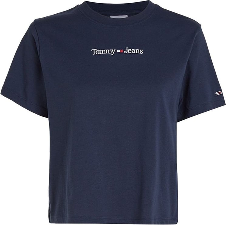 Tommy Hilfiger TJW Cls Serif Linear T-Shirt Blauw