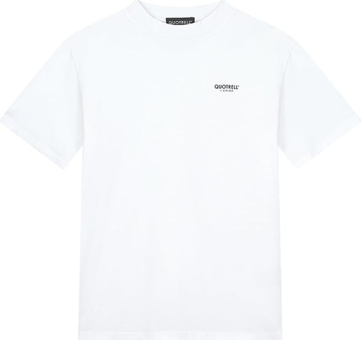 Quotrell L'atelier T-shirt | White / Black Wit