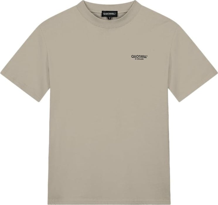 Quotrell L'atelier T-shirt | Taupe / Black Taupe