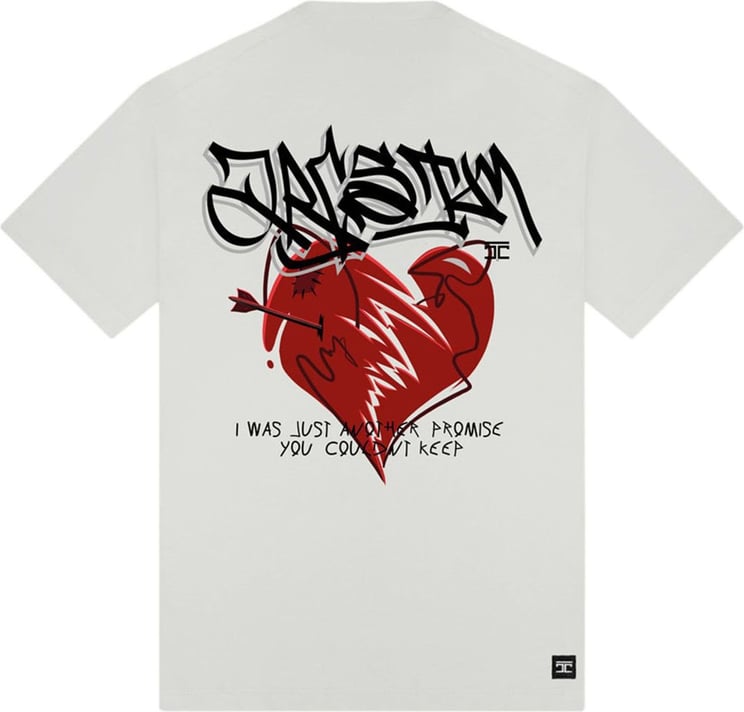 JORCUSTOM AnotherPromise Loose Fit Tee White Wit
