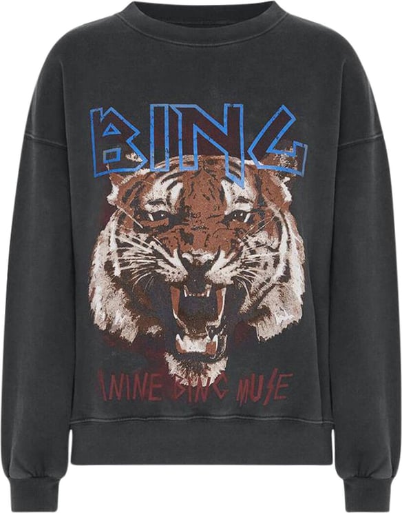 Anine Bing Anine sweater bing black tigere Zwart