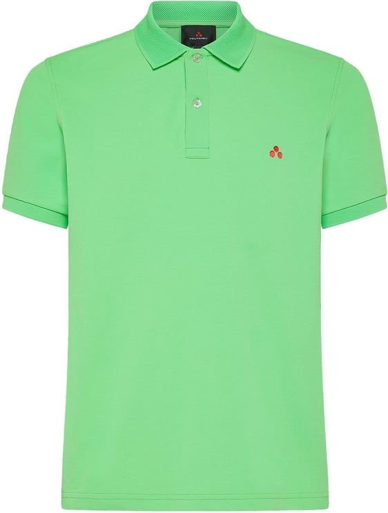 Peuterey PLANTAGO - Polo van stretchnylon jersey Groen