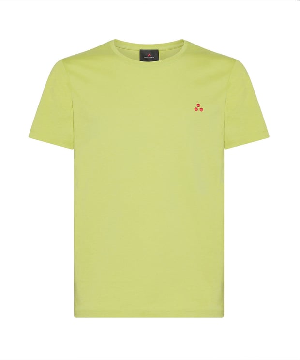 Peuterey MANDERLY PIM - T-shirt with small logo Groen