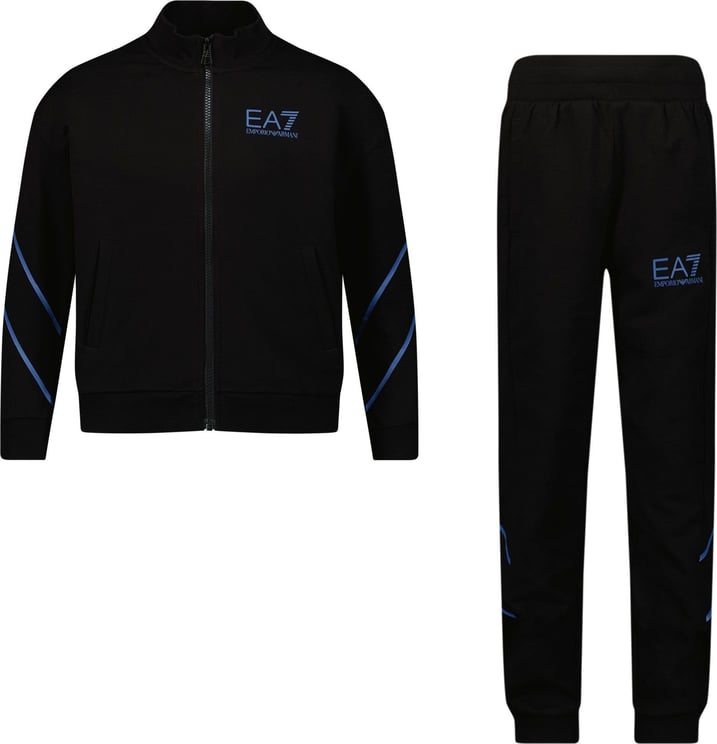 EA7 EA7 BJ05Z 3RBV58 kinder joggingpak zwart Zwart