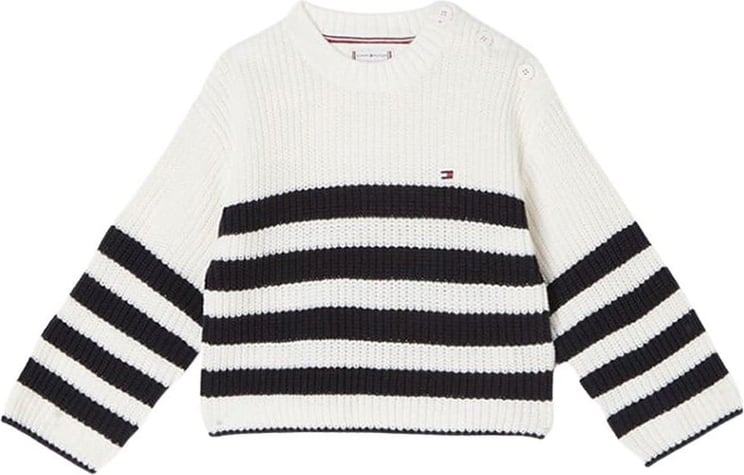 Tommy Hilfiger Nautical Striped Sweater Wit