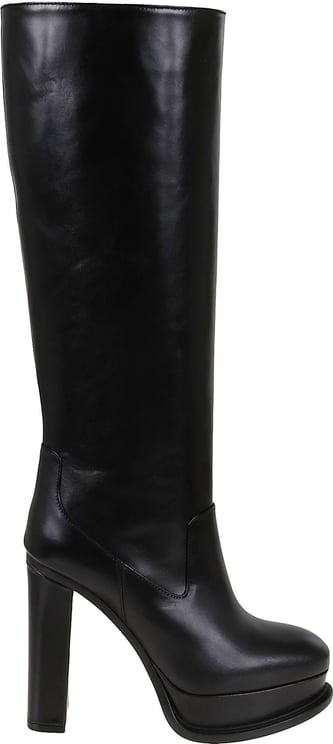 Alexander McQueen boots leather Zwart