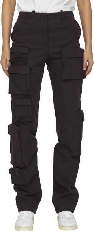OFF-WHITE Multi-pockets cargo trousers Grijs
