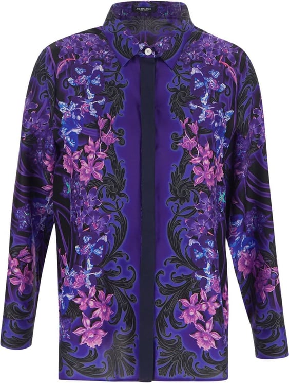 Versace Orchid Formal Shirt Divers