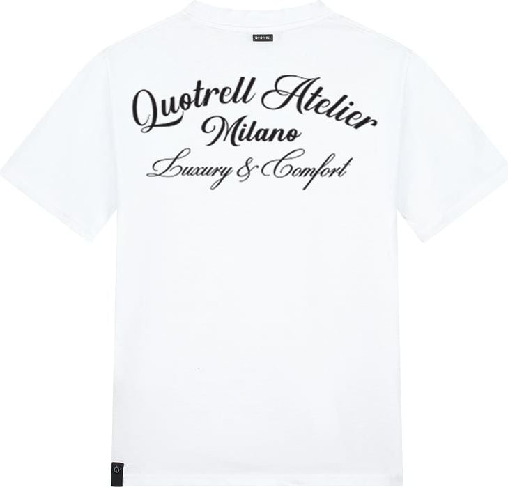 Quotrell Atelier Milano T-shirt | White / Black Wit