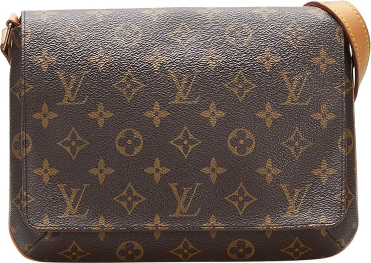 Louis Vuitton Monogram Musette Tango Long Strap Bruin