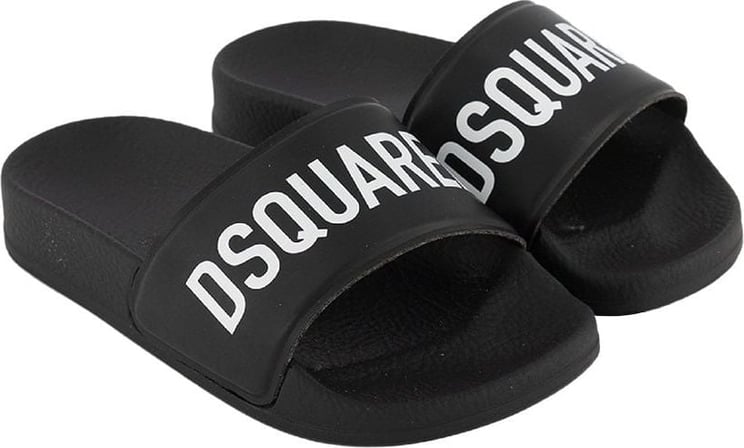 Dsquared2 Slippers Zwart