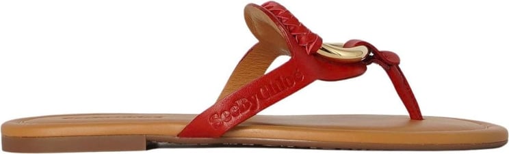 See by Chloe Slippers Rood Rood