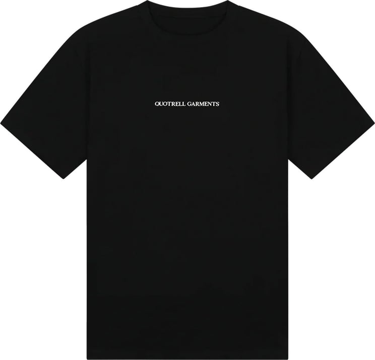 Quotrell Novara T-shirt | Black / White Zwart