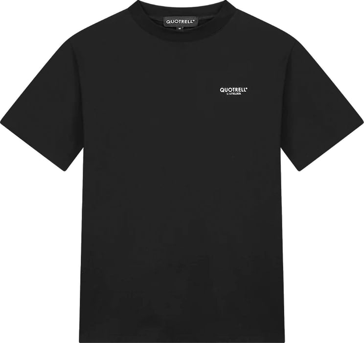 Quotrell Quotrell L'Atelier T-Shirt Zwart - Wit Zwart