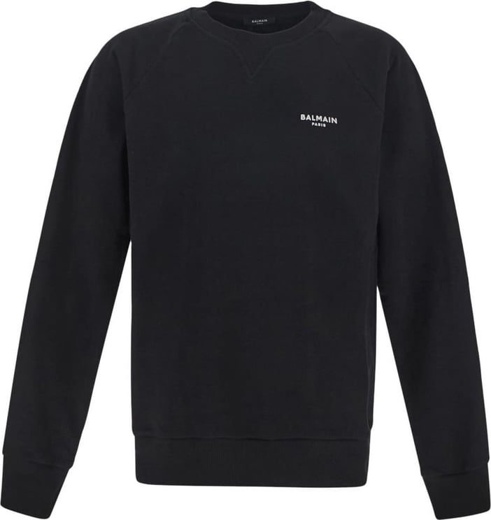 Balmain Cotton Sweatshirt Zwart