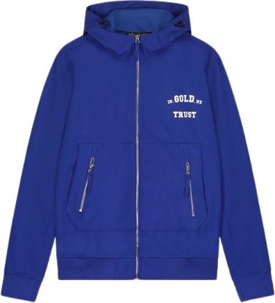 In Gold We Trust The Gift Softshell Jas Blauw
