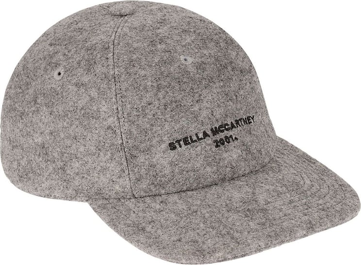 Stella McCartney 2001-logo felt cap Grijs