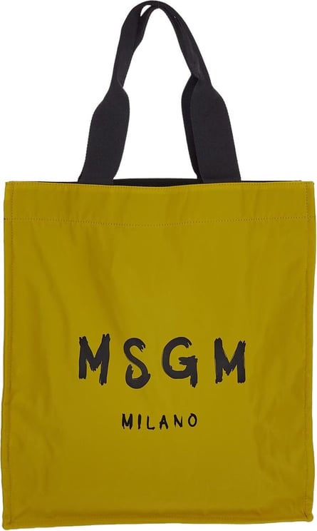 MSGM Tote Bag Geel