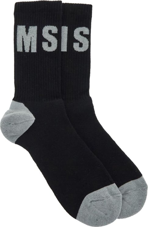 MSGM Logo Socks Zwart