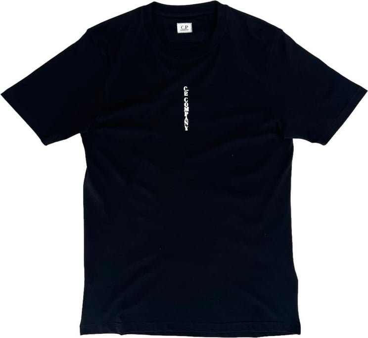 CP Company t shirt a logo imprime 6 Zwart