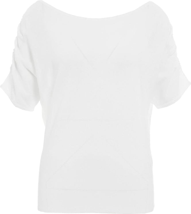 Liu Jo Knitted T-shirt White Wit