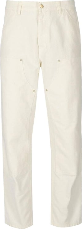 Carhartt Wip Double Knee Cream Trousers White Wit